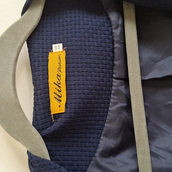 Women's Navy Lightweight Jacket/Coat Size Medium - Picture 10 of 11